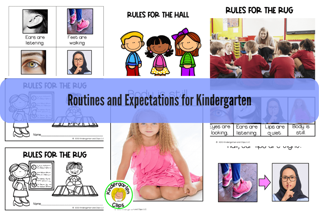 pictures of rules and expectations for Kindergarten