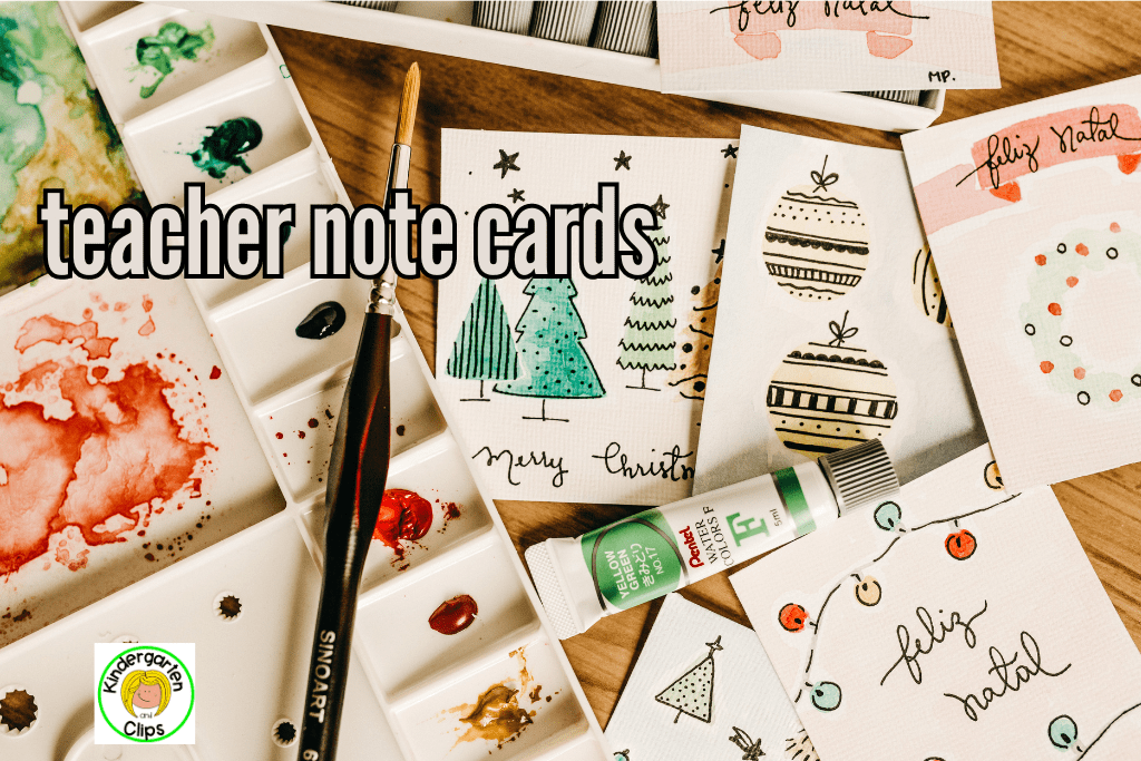 teacher gift guide.  teacher note cards